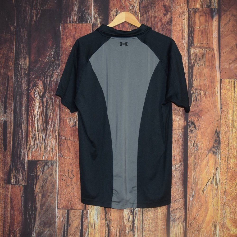 UNDER ARMOUR HEAT GEAR FITTED Men's Sz  XL Polo Shirt - EXCELLENT - Picture 5 of 6